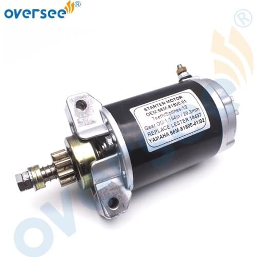 Outboard Motor Boat Starter 66M-81800 For YAMAHA Outboard Engine 4 Stroke F15ESH 66M-81800-00 Mercury 50-893894