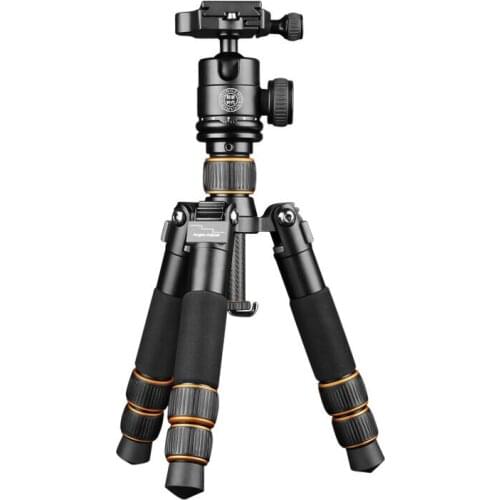 Q166C Carbon Fiber Portable Micro Single DV Photography Mini Desktop Tripod Mobile Live Selfie