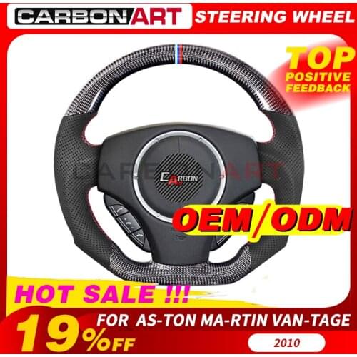 Carbon fiber steering wheel FOR As-ton Ma-rtin Van-tage carbon fiber steering wheel carbon interiorFOR As-ton Ma-rtin Van-tage