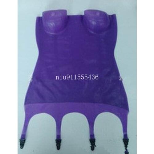 Sexy Female Fetish Latex Dress Exotic Latex Rubber Dresses Fetish Dress Lingerie Dress with Garter for Women cosplay costumes