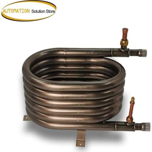 Titanium Tube Heat Exchanger. Pure Titanium Tube Heat Exchanger for Seawater. Air Energy Condenser for Marine Air Conditioner