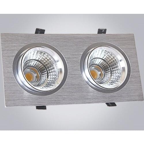 Recessed CREE COB Square Led Spot Downlight 7W 9W 12W Dimmable Black Lights 60° 14W 18W 24W Ceiling Lights For Bedroom