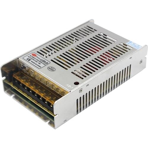 High quality new model Strip 240W 24V 10A Switching Power Supply Silver LED AC 110-220V Input to DC 24V