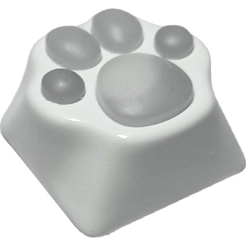 High Quality Customized Backlight ABS Silicone Kitty Paw Artisan Cat Paws Pad Keyboard keyCap
