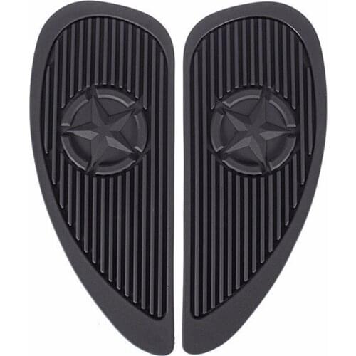 1PC Pair High Quality Rubber Motorcycle Fuel Tank Stickers Side Pad Knee Grip Traction Protector For Honda For Yamaha