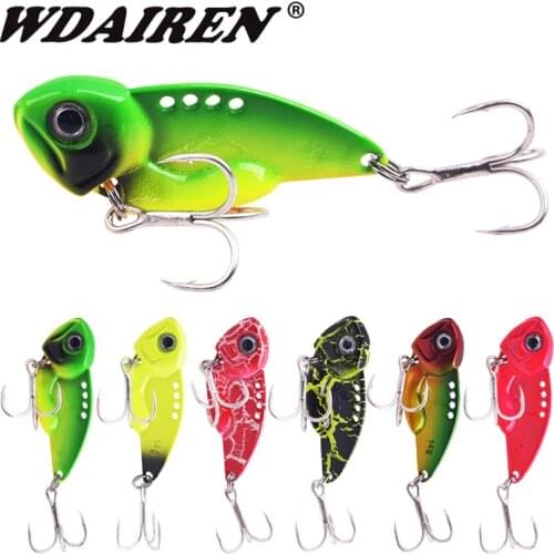 1Pcs Metal VIB Blade Fishing Lures 7g 10g 14g Spoon Spinner Balancer Vibration Pencil Artificial Bait With Hook Fishing Tackle