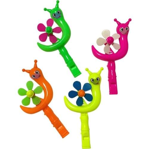 10PCS Baby Shower Favor Snails Windmill Whistle Girl Boy Cute Giveaway Party Gift Kids Birthday Party Favor