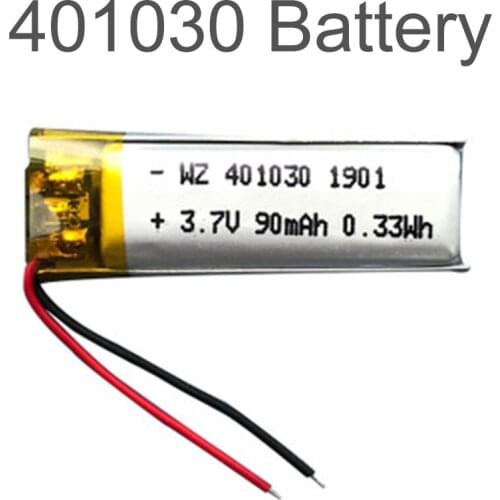 90 mAh 420834 battery 401030 Bluetooth headset self-timer digital product battery