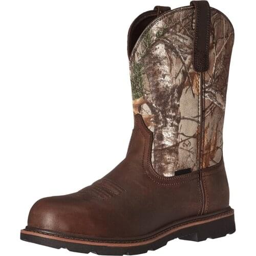 Autumn Winter Men Western Cowboy Boots Tree Element Embroidery Technology Retro Mens Boots EUR 38-48