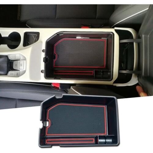 Car Interior Central Storage Armrest Box Storage Box Container Holder Tray For Hyundai Tucson 2019