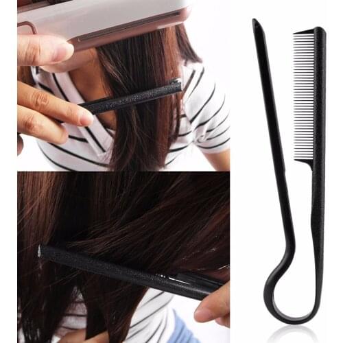 DIY Styling Straightening V Comb Clip-Type Hairdressing Hair Straightener Drop Shipping