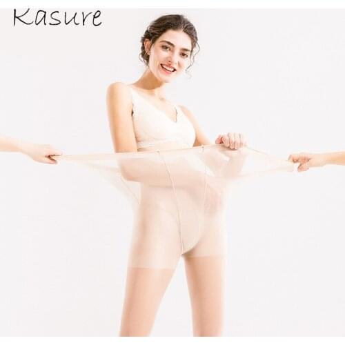 KASURE Sexy Plus Size Tights Women Retro Transparent Thin High Waist Hosiery Night Club Female Nylon Pantyhose