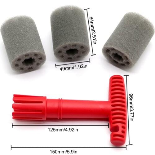 Wheel Lug Nut Cleaning Polishing Brush With Handle And Insert Wheel Brush Wheel Handle Nut Cleaning Polishing Brush Dropshipping