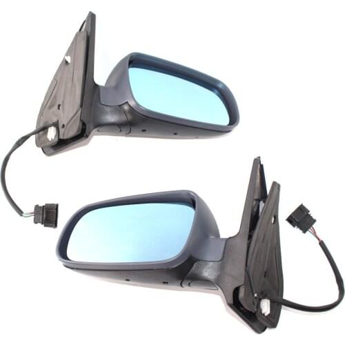 LH/RH Wing Rearview Mirror Assembly Blue Glass for VW Golf MK4 97 - 05