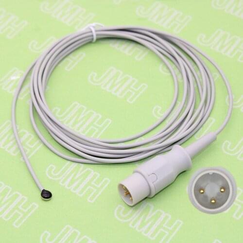 Reusable Neonate/Infant/Pediatric skin surface Temperature probe for Drager monitor,Air shield 3pin Temp sensor