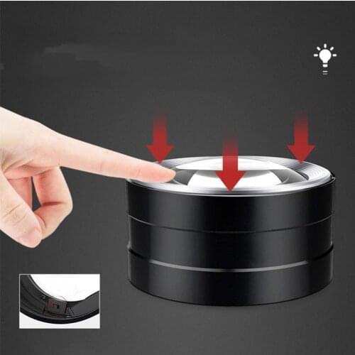 Desktop Paperweight Magnifying Glass,optical Lens Metal Frame 90Mm Cylinder with Led Light Magnifying Glass, Reading Magnifier