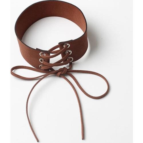 Cute Velvet Suede Choker Necklace Punk Leather Bow-knot Front Ending Collar Choker Women Gift Fashion Jewelry Colar Bijous Femme