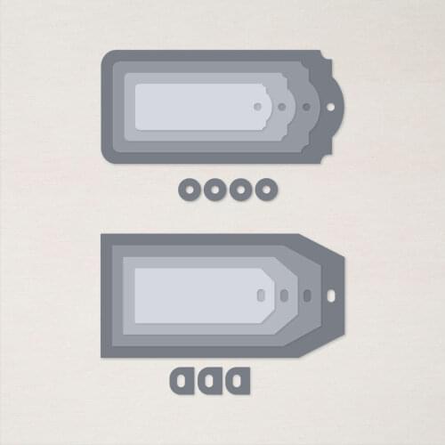 Rectangle Metal Cutting Dies Stencils For DIY Scrapbooking Decorative Embossing Handcraft Die Cutting Template