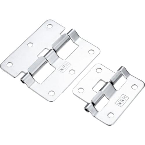 1Pc Detachable Air Bags Box Hinge Aluminum Separation Wooden Box Remove Support Hinge Chrome Plated Iron Furniture Hardware
