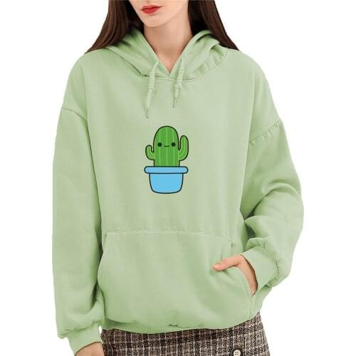 Oversized Cartoon Graphic Printed Hoodies Pull Femmes Hoodies Hodies Womens Cotton Sweatshirts Thick Loose Women Hooded Jacket