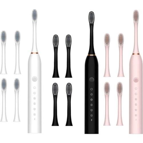 Bathroom Sonic Electric Toothbrush Smart Tooth Brush Automatic Toothbrush USB Rechargeable Adult Waterproof IPX7 Waterproof