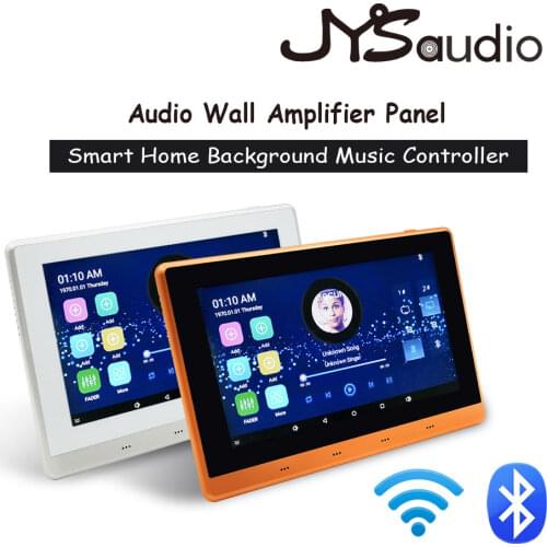 WIFI Bluetooth In Wall Receiver Home Audio 7inch HD Display Musi Player Wall Amplifier Audio With HD-MI Terminal Connect to TV