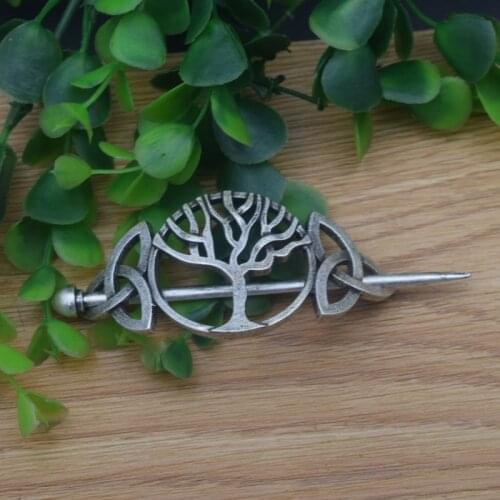Irish Knots Tree of Life Hairpins Viking Hair Barrettes For Woman Jewelry