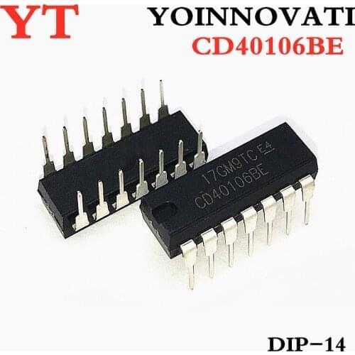 100PCS CD40106BE CD40106 4016 DIP-14