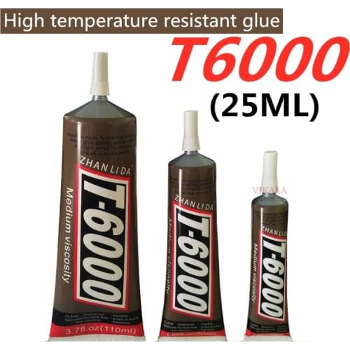 25ml High Temperature Resistant T6000 Super Glue Strong Adhesive for Diy Diamond Painting Cloth Metal Fabric Rhinestones