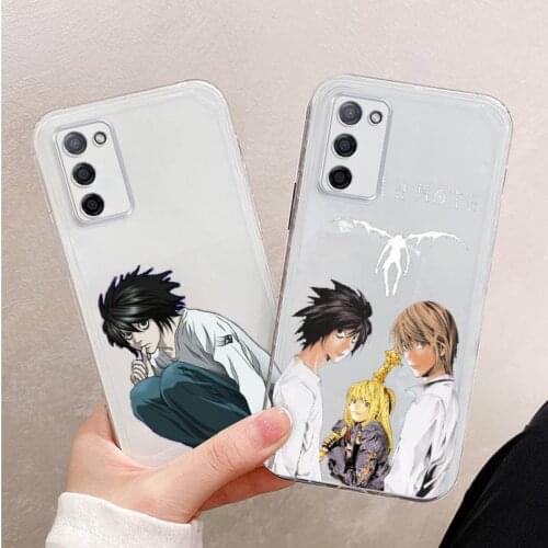 Death Note L·Lawliet Phone Case For Xiaomi Mi 11 Ultra Lite 10 Redmi Note 9 8 7 9a K30S K40 Pro Transparent Coque