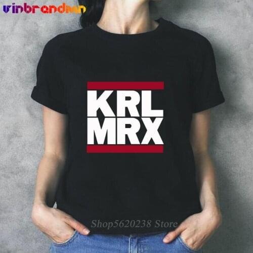 HOT SALE Vintage Hip Hop KRL MRX T-shirt women Karl Kommunismus Sozialismus Street Wear Marx Revolution Castro Lenin Engels Tees