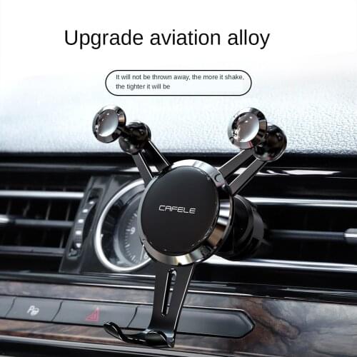 Gravity Car Holder For Phone Air Vent Clip Mount Mobile Cell Stand Smartphone GPS Support For iPhone 12 11 XS X XR Xiaomi