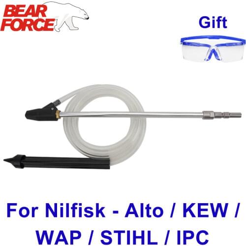 Sandblasting Kit Wet Sandblaster Lance Wand for Nilfisk-Alto WAP KEW IPC Portotecnica STIHL Professional Pressure Washers