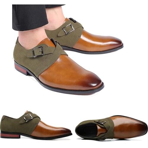 Leather Dress Shoes Men Shoes for Offical Business Casual Shoes Gentleman Formal Shoes for Wedding Party
