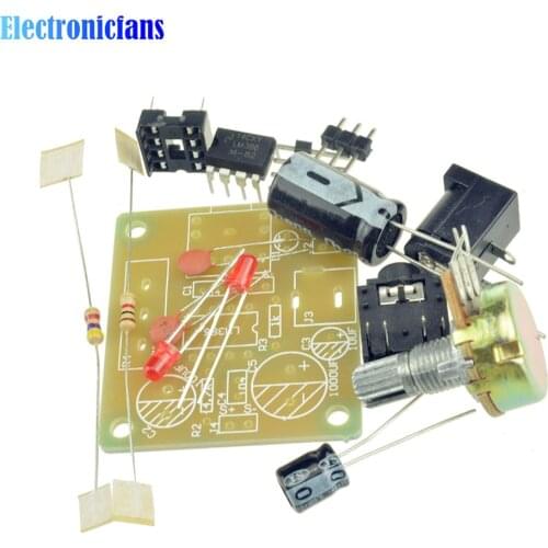 LM386 MINI Amplifier Board DIY Kit 3V-12V Power Amplifier Suit Electronic Fun Kits Beyond TDA2030