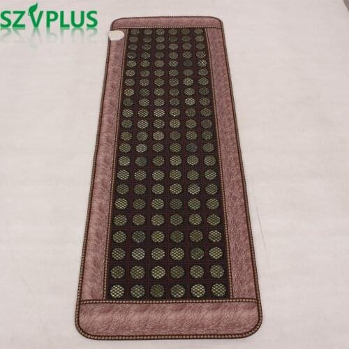 Heating Jade tourmaline Massage mattress Natural Infrared Mat Sofa Cushion thermal physiotherapy Bed Germanium heated