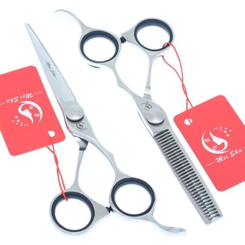 Meisha 6 inch Top Quality Professonal Hair Scissors Hairdressing Cutting Scissors Thinning Shears Barber Haircut Tools A0169A