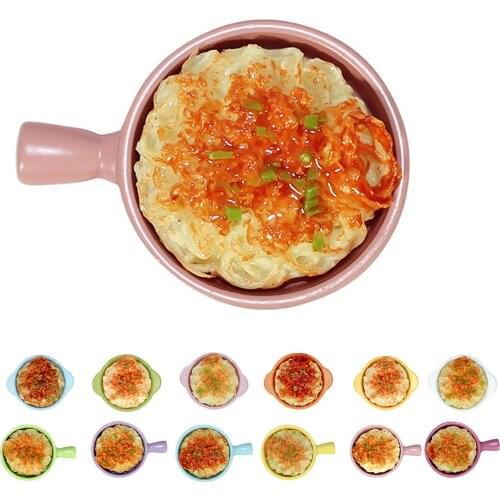 Dollhouse Miniature Food Play Meat Sauce Noodles Simulation Toy DIY Crafts Props