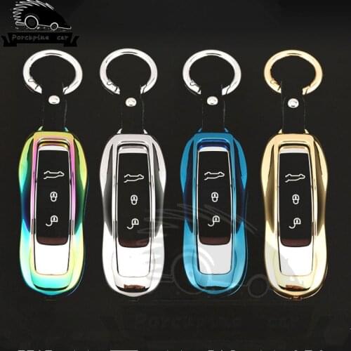 Zinc alloy Case Key Modified Remote Key Shell Shell Replacement fit for Porsche Macan 911 Boxster Cayman Cayenne for Panamera