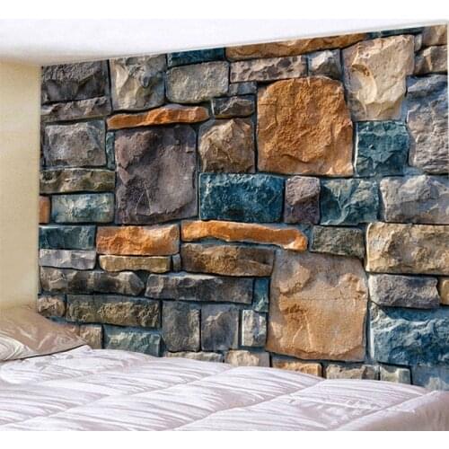 Bump Stone Wall Printed Tapestry Wall Hanging Large Size Wall Tapestry Cheap Hippie Boho Wall Tapestries Mandala Fabric