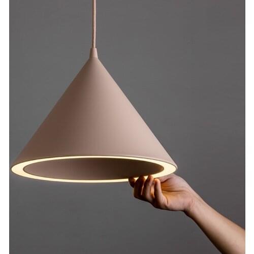 Nordic led pendant light Lamp Avize colorful Hanglamp Restaurant Kitchen Light Suspension Luminaire Home Industrial Lighting