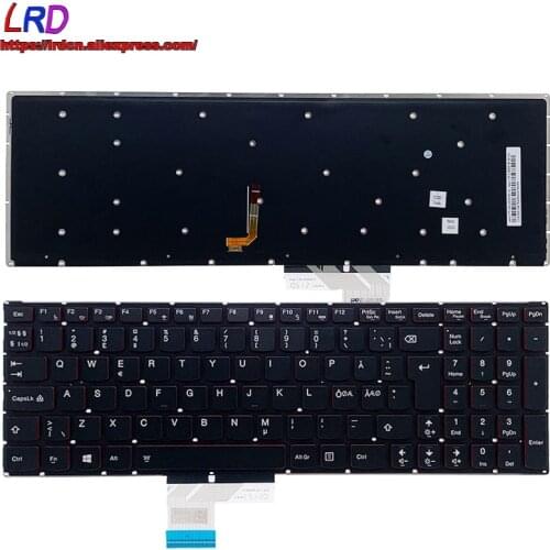 New Original NDC Nordic Backlight Keyboard for Lenovo Y50-70 Y50-70T Y70-70 Touch Laptop 25215978 25216009