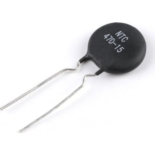 10pcs New NTC Thermistor Resistor NTC 47D-15 47R Thermal Resistor