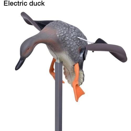 PE Hunting Bait Outdoor Outdoor Duck Decoy Electric Remote Control Or Wind Powered Motion Duck Decoy For Garden Backyard Decor