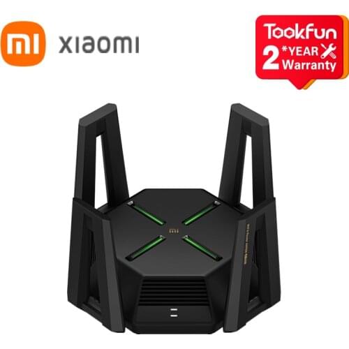 2021 Xiaomi Mi AX9000 AIoT Router Tri-Band WiFi 6 Wireless Mesh Network VPN 1GB USB3.0 Game Acceleration Repeater 12 Antennas