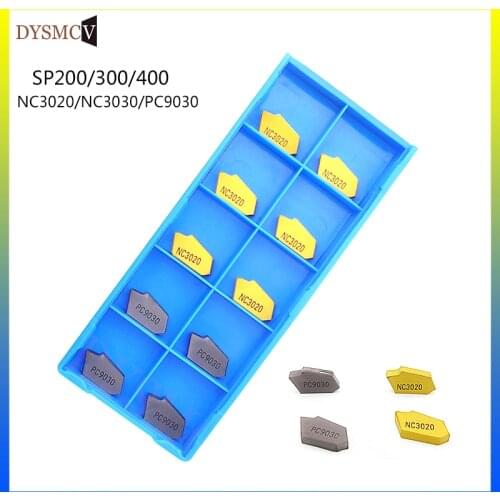 SP300 SP400 SP200 slot blade 2mm 3mm 4mm high quality carbide inserts lathe for grooving and parting CNC Tools free shipping