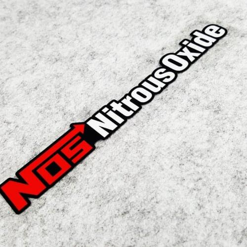 NO.S151 Reflective Car Racing NOS Nitrous Oxide Systems Stickers Car Door Motorcycle Fuel Tank Trunk Stickers