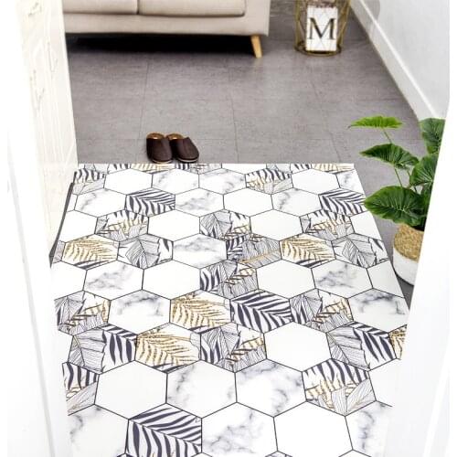 Waterproof Oil-proof Door Mat Carpet America Style Household Hall Room Floor Entrance Mats Carpet PU Printed Cuttable Door Mats
