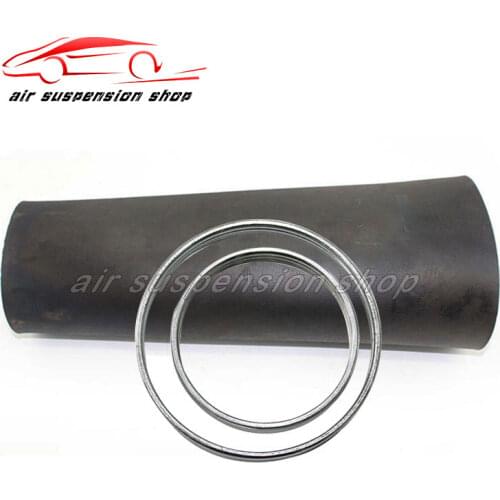 1 set Air Suspension Front Air Sleeve w/ Crimping Ring for Mercedes-Benz W164 1643204313 1643204613 1643206013 Car Accessories