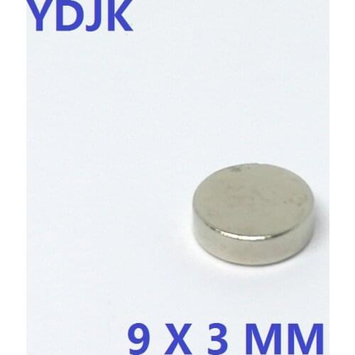 10 20 50 100PCS/LOT Disc Magnet 9*3 N35 NdFeB Rare earth Permanent MAGNET 9x3 Neodymium magnets 9 X 3